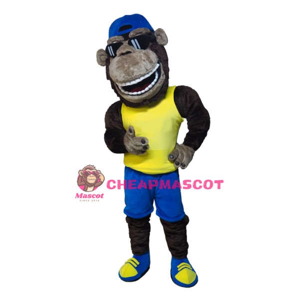 Power Sport Monkey Mascot Costume