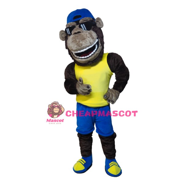 Power Sport Monkey Mascot Costume