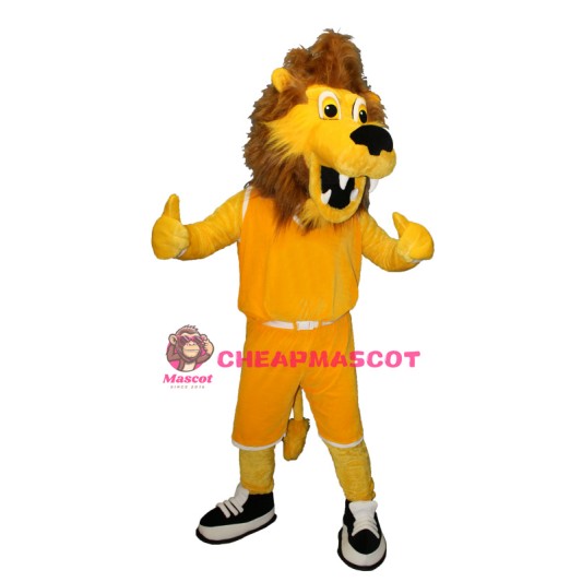 Power Sport Lightweight Lion Mascot Costume