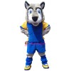 Superb Sport Lightweight Wolf Mascot Costume