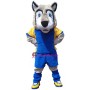 Superb Sport Lightweight Wolf Mascot Costume