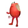 Superb Red Apple Mascot Costume