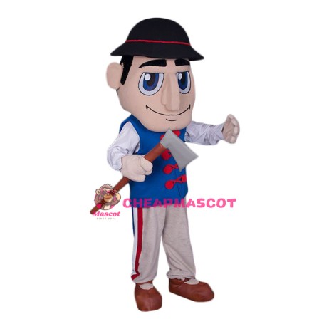 Superb Lightweight Patriot Mascot Costume