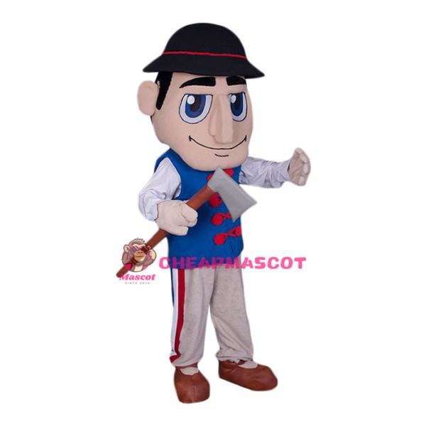 Superb Lightweight Patriot Mascot Costume