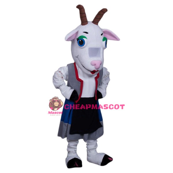 Lovely Female Sheep Mascot Costume