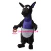 Lovely Black Kangaroo Mascot Costume