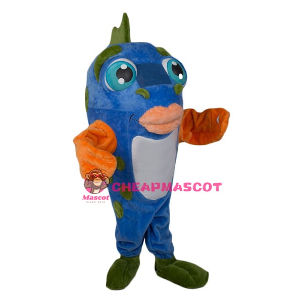 Superb Colorful Fish Mascot Costume