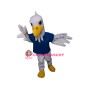 Superb White Eagle Mascot Costume