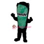 Black & Green Shark Mascot Costume