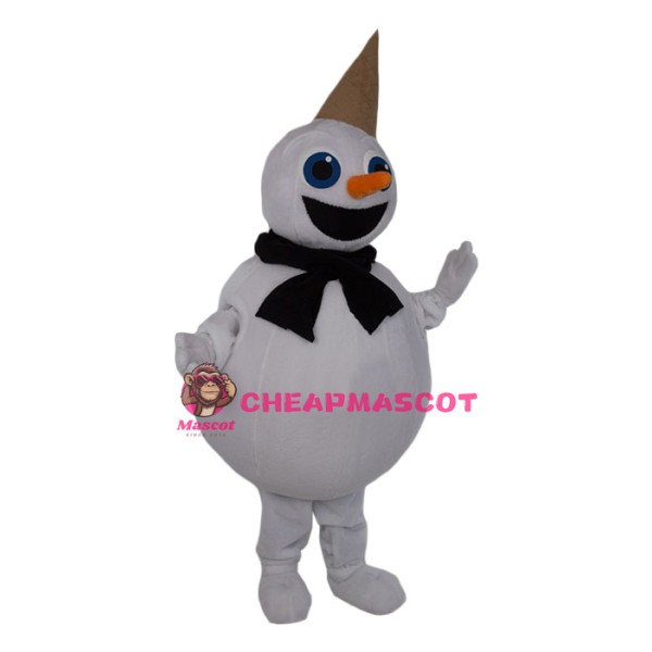 Lovely Lightweight Snowman Mascot Costume
