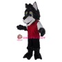 Lovely Realistic Wolf Mascot Costume