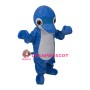 Blue Dolphin Mascot Costume