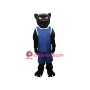 Sport Realistic Black Panther Mascot Costume