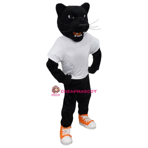 Power Realistic Black Panther Mascot Costume