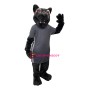 Realistic College Black Panther Mascot Costume