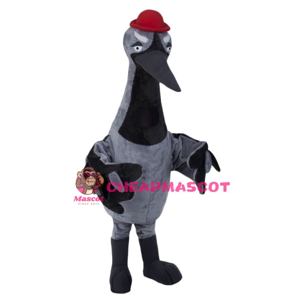 Crane Bird Mascot Costume
