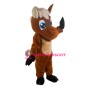 Superb Brown Horse Mascot Costume
