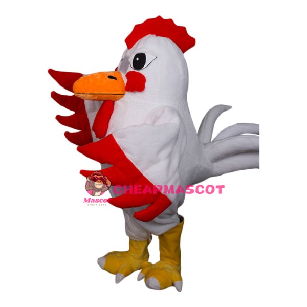 Superb Lightweight White Chicken Mascot Costume
