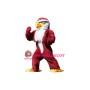 Superb Fierce Red Falcon Mascot Costume
