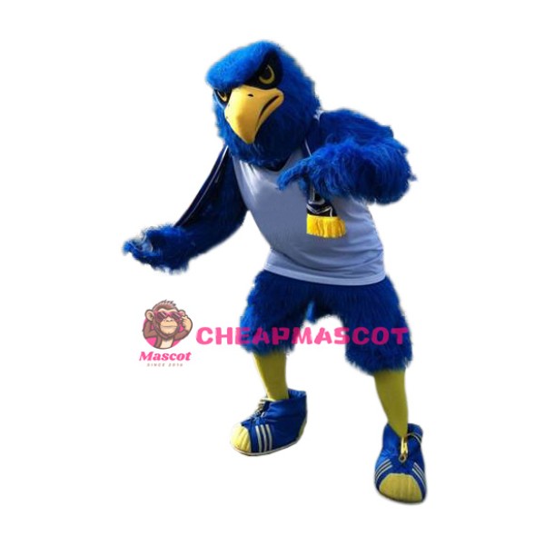 College Sport Blue Eagle Mascot Costume