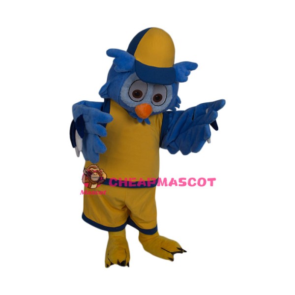 Lovely Lightweight Blue Owl Mascot Costume