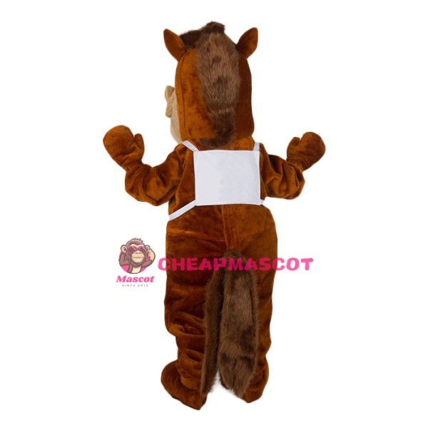 Happy Lightweight Horse Mascot Costume