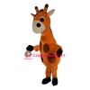 Friendly Realistic Giraffe Mascot Costume