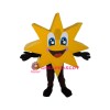 Happy Lightweight Yellow Star Mascot Costume