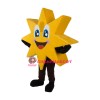 Happy Lightweight Yellow Star Mascot Costume