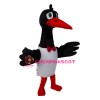 Superb White Stork Mascot Costume