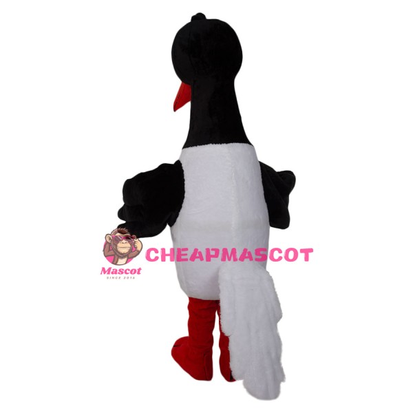 Superb White Stork Mascot Costume