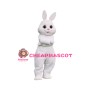 Smiling Lightweight White Rabbit Mascot Costume