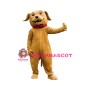 Friendly Lightweight Brown Dog Mascot Costume