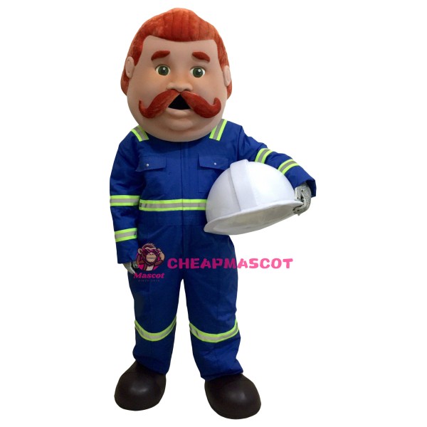 Professional Lightweight Firemen Mascot Costume