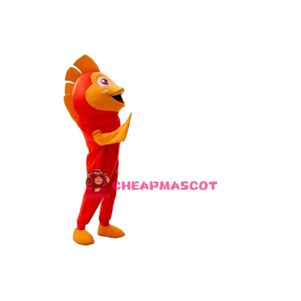 Friendly Lightweight Goldfish Mascot Costume