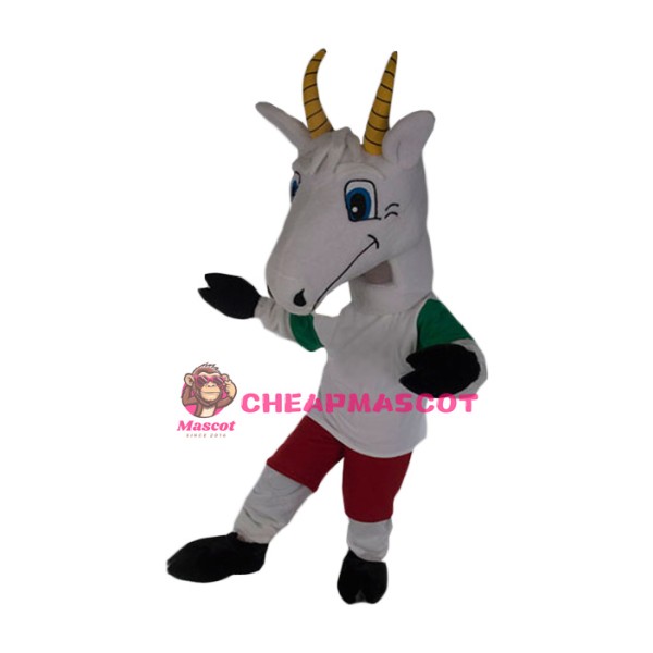 Friendly Lightweight Goat Mascot Costume