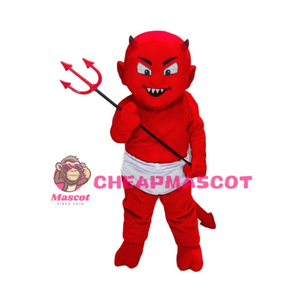 Superb Lightweight Red Devil Mascot Costume