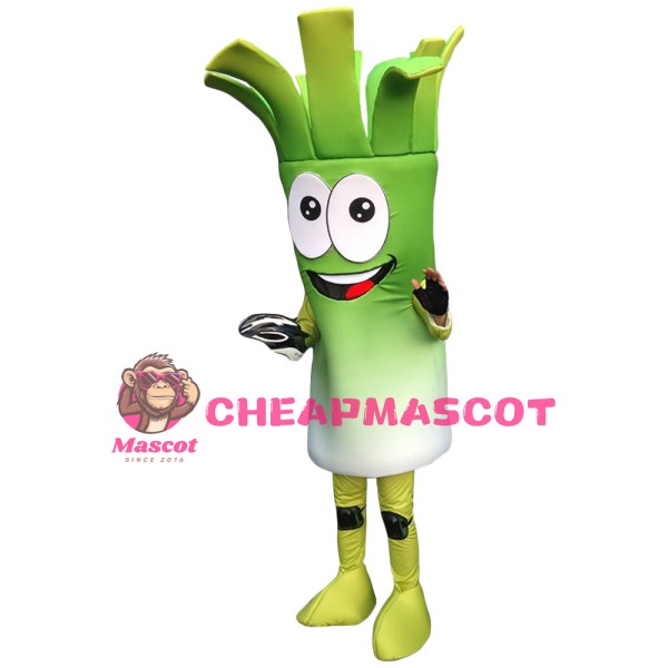Green Onions Mascot Costume