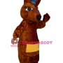 Friendly Realistic Kangaroo Mascot Costume