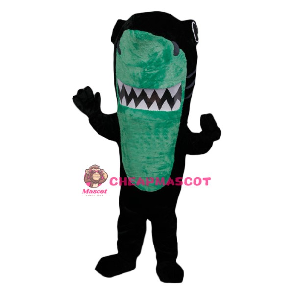 Superb Black Shark Mascot Costume