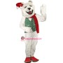 Holiday Bulldog Mascot Costume
