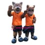 Sport Lightweight Male & Female Wolf Mascot Costume