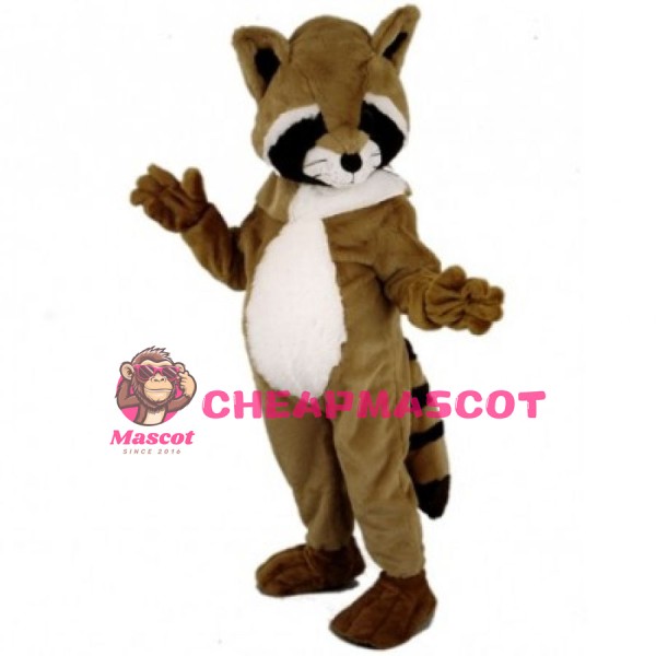 Brown Lightweight Raccoon Mascot Costume