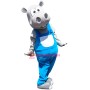 Lovely Cute Hippo Boy Mascot Costume