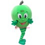 Friendly Lightweight Green Apple Mascot Costume