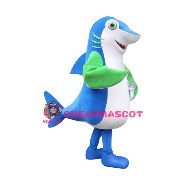 Friendly Lightweight Shark Mascot Costume