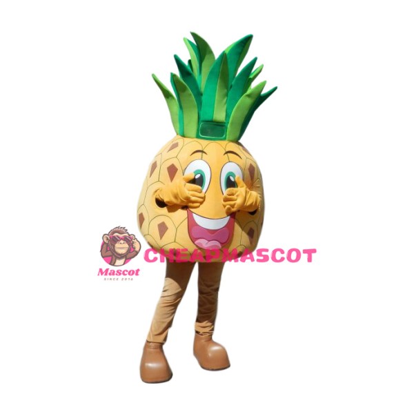 Happy Lightweight Pineapple Mascot Costume