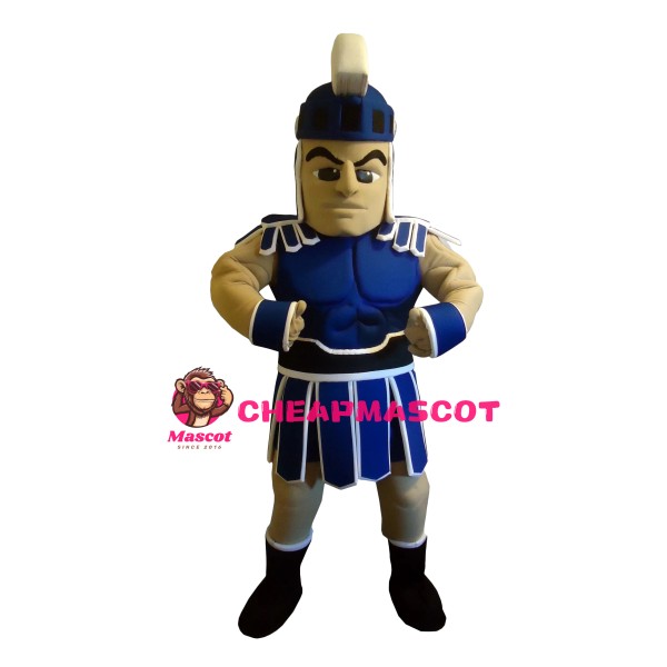 Blue Lightweight Spartan Mascot Costume