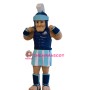 Friendly Lightweight Blue Spartan Mascot Costume