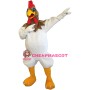 Supber White Chicken Mascot Costume